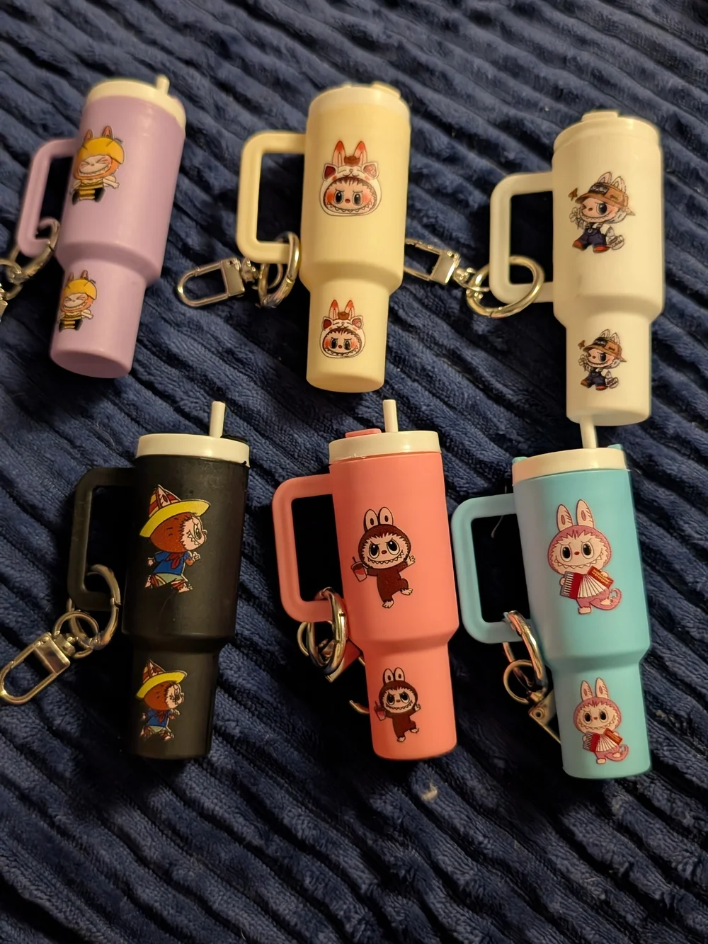 🦋 You Pick 1 Labubu Tumbler Keychain